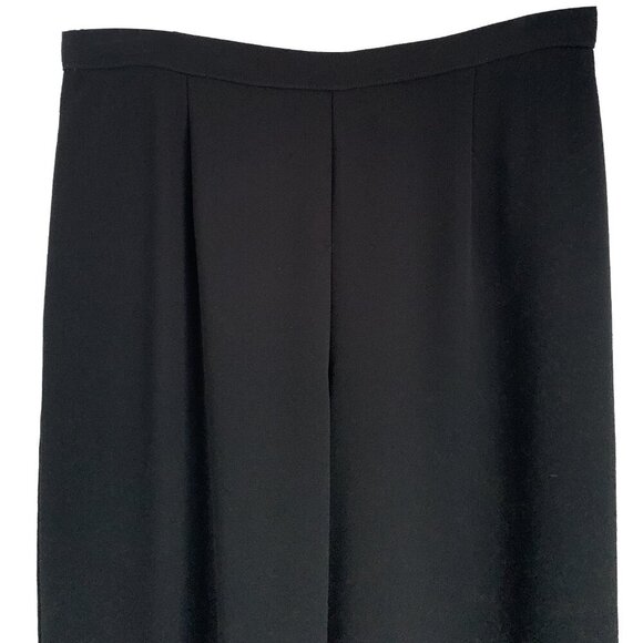 Cartise Elegant Wide Leg Layered Flowy Pants Black - Picture 5 of 8